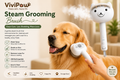 Steam Grooming Brush for Dogs & Cats