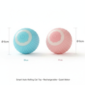 Deux balles rose et bleue avec dimensions
