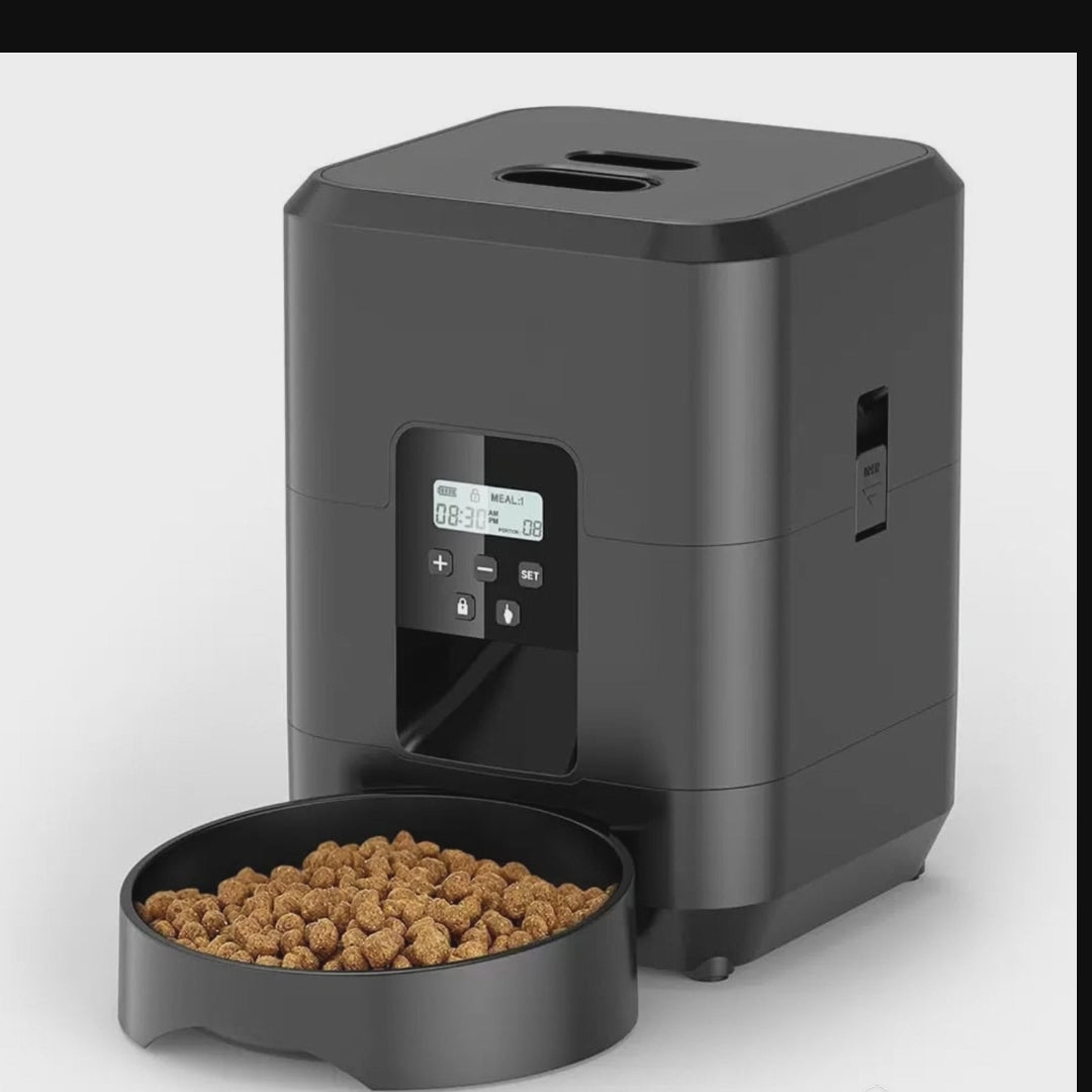 Automatic Pet Feeder with LCD Timer