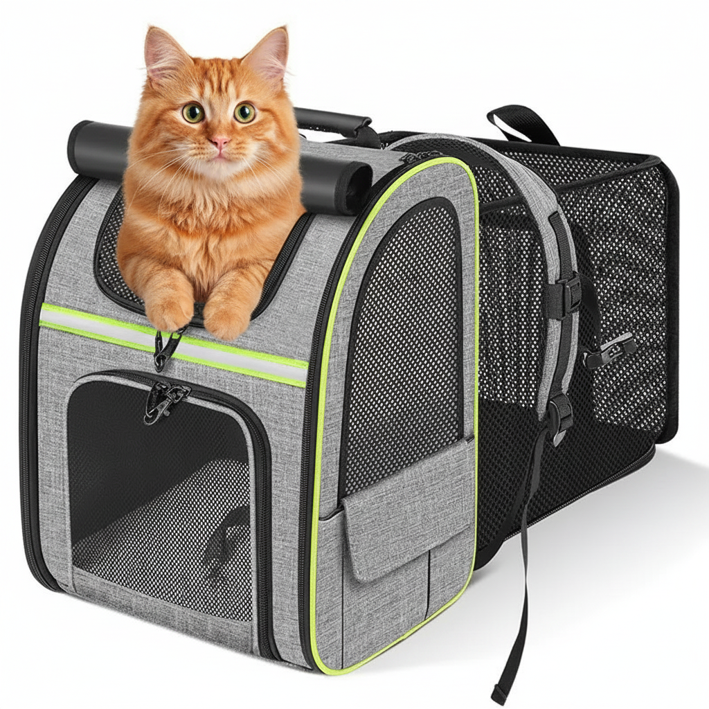 Sac transport avec chat